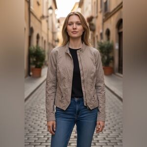 (Banana Republic) Light Brown Utility Jacket